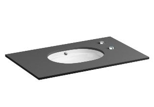 Vitra Metropole Tezgah altı lavabo, VitrA Fresh özellikli (Autoclean), 55 cm 7011B003-5300